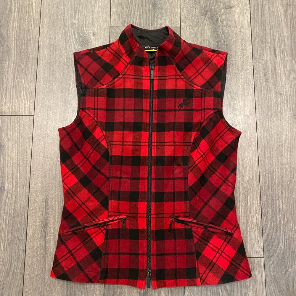 Arista Equestrian Heritage Plaid Vest Size L